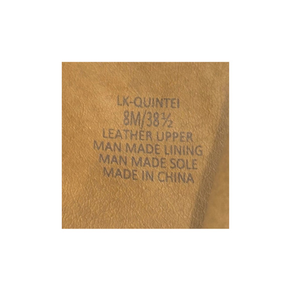 Lucky Brand Quintei Bootie Platform Boots Ankle Western Brown Women's Size 8M - Picture 9 of 9